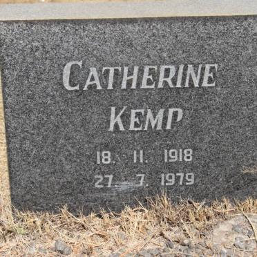KEMP Catherine 1918-1979
