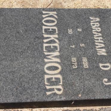 KOEKEMOER Abraham D.J. 1930-1973