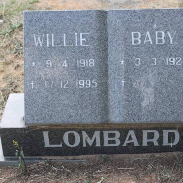 LOMBARD Willie 1918-1995 &amp; Baby 1927-