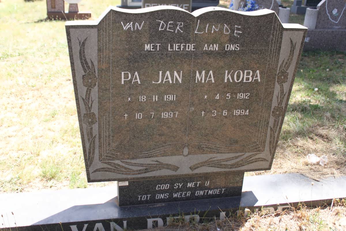 LINDE Jan, van der 1911-1997 &amp; Koba 1912-1994