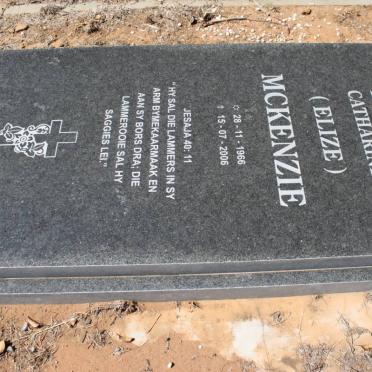 MCKENZIE Elizabeth Catharine 1966-2006