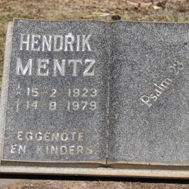 MENTZ Hendrik 1923-1979