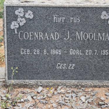 MOOLMAN Coenraad J. 1865-1953