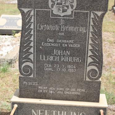 NEETHLING Johan Ulrich Kieburg 1904-1957