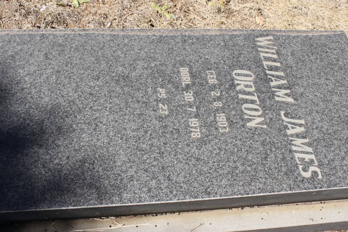 ORTON William James 1903-1978