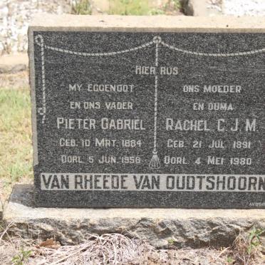 OUDTSHOORN Pieter Gabriel, van Rheede van 1884-1958 &amp; Rachel C.J.M. 1891-1980