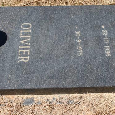 OLIVIER Daniel Frederik 1936-1975