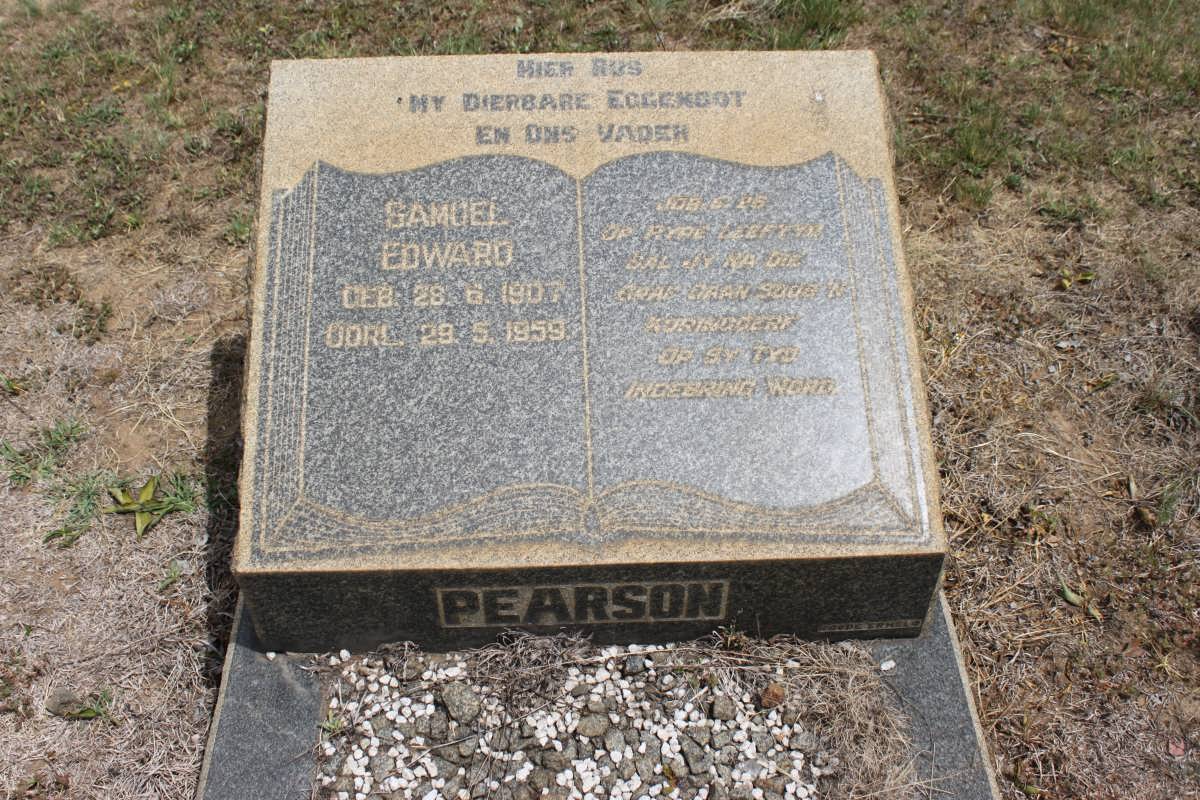 PEARSON Samuel Edward 1907-1959