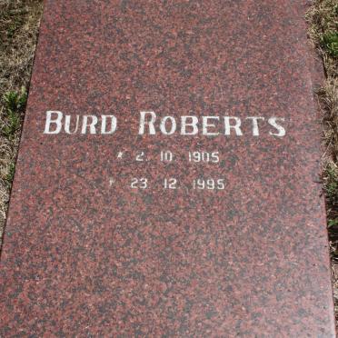 ROBERTS Burd 1905-1995