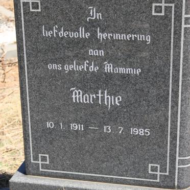 ROETS Marthie 1911-1985