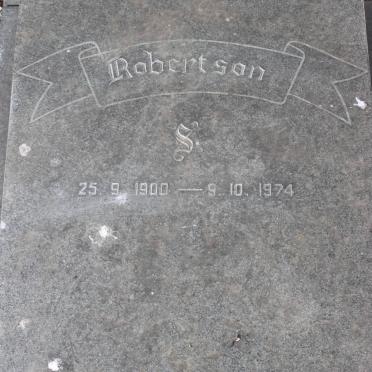 ROBERTSON S. 1900-1974