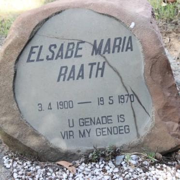RAATH Elsabe Maria 1900-1970