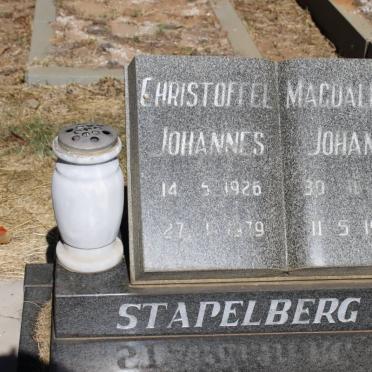 STAPELBERG Christoffel Johannes 1926-1979 &amp; Magdalena Johanna 1930-1995