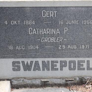 SWANEPOEL Gert 1884-1966 &amp; Catharina P. GROBLER 1904-1971