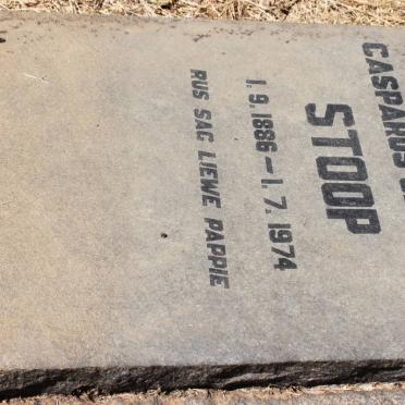 STOOP Casparus Jacobus 1886-1974