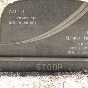 STOOP Walter 1912-1967 &amp; Jansie Hermina Johanna LANDMAN 1922-2001
