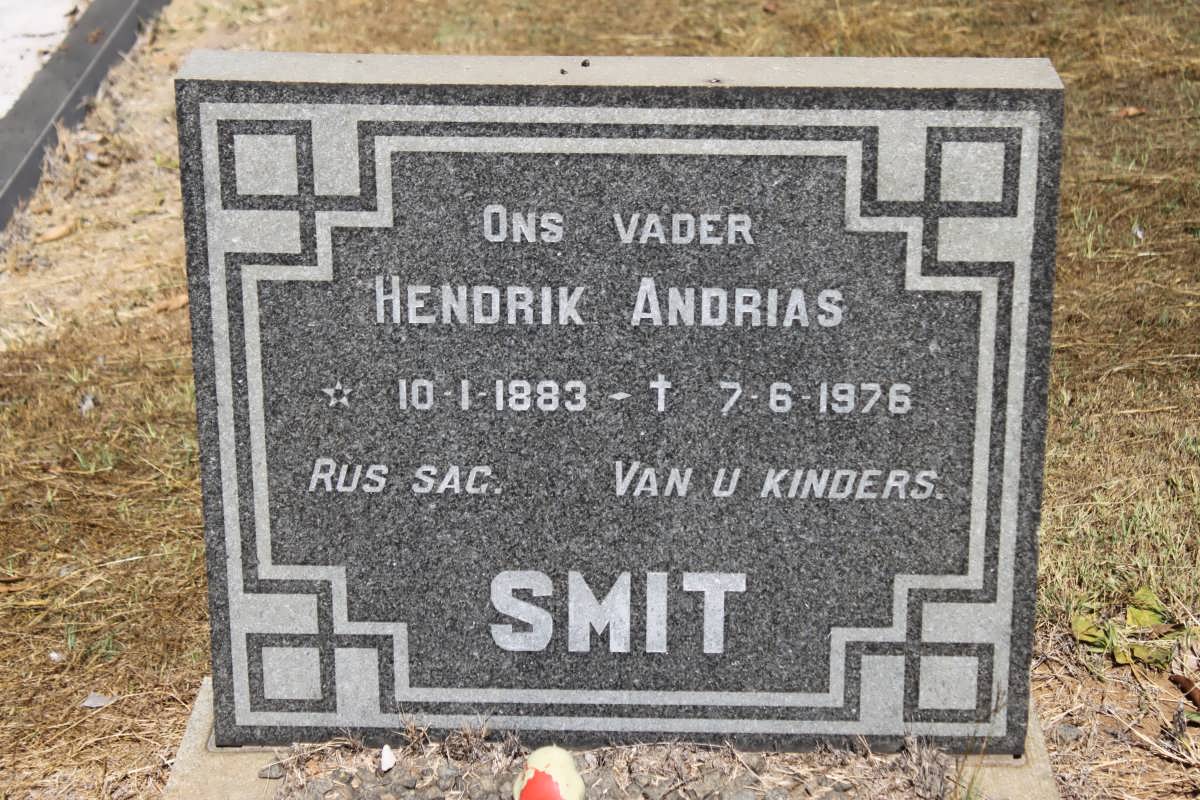 SMIT Hendrik Andrias 1883-1976