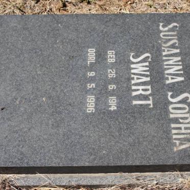 SWART Susanna Sophia 1914-1996