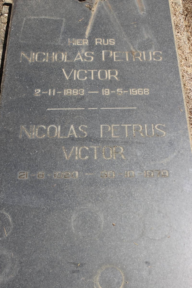 VICTOR Nicholas Petrus 1883-1968 :: VICTOR Nicholas Petrus 1920-1979