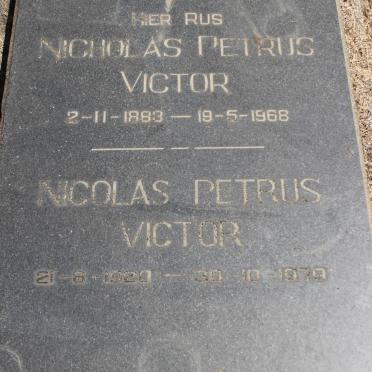 VICTOR Nicholas Petrus 1883-1968 :: VICTOR Nicholas Petrus 1920-1979