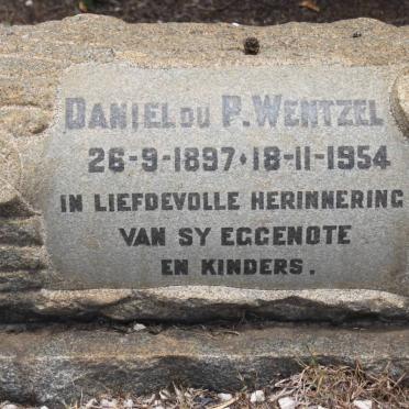 WENTZEL Daniel Du P. 1897-1954