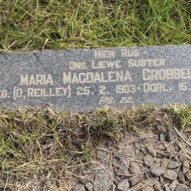 GROBBELAAR Maria Magdalena nee O'REILLEY 1903-1939