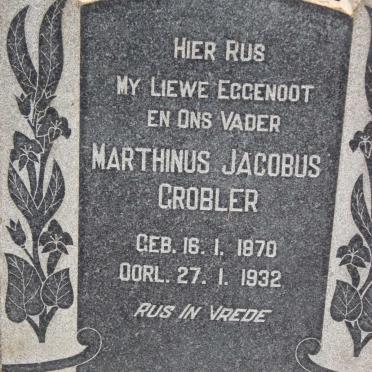 GROBLER Marthinus Jacobus 1870-1932
