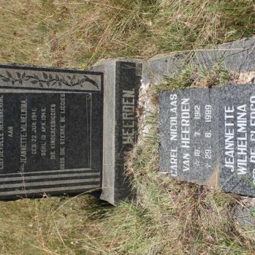 HEERDEN Carl Nicolaas, van 1912-1948 &amp; Jeannetta Wilhelmina DE CLERCQ 1915-2000 :: VAN HEERDEN Jeannette Wilhelmina 1941-194