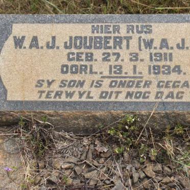 JOUBERT W.A.J. 1911-1934