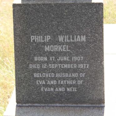 MORKEL Philip William 1907-1977