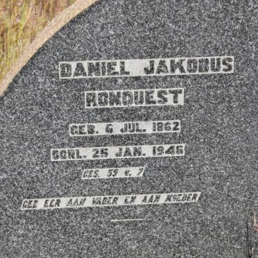 RONQUEST Daniel Jakobus 1862-1946