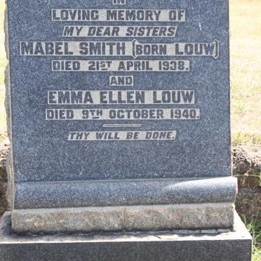 SMITH Mabel born LOUW -1938 :: LOUW Emma Ellen -1940