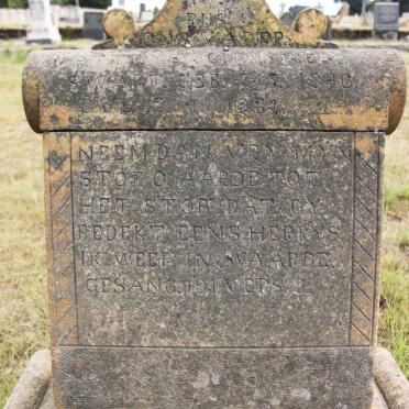 SWART Matthys Johannes 1846-1934