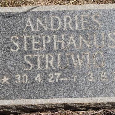 STRUWIG Andries Stephanus 1927-1927