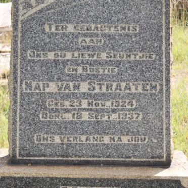 STRAATEN Nap, van 1924-1937