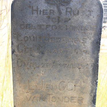 TONDER Louis Jeremias, van 19??-1920