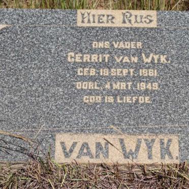 WYK Gerrit, van 1861-1949