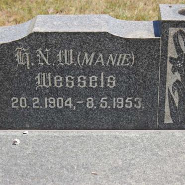 WESSELS H.N.W. 1904-1953