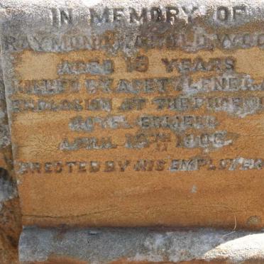 WOOD Raymond Harold  -1906