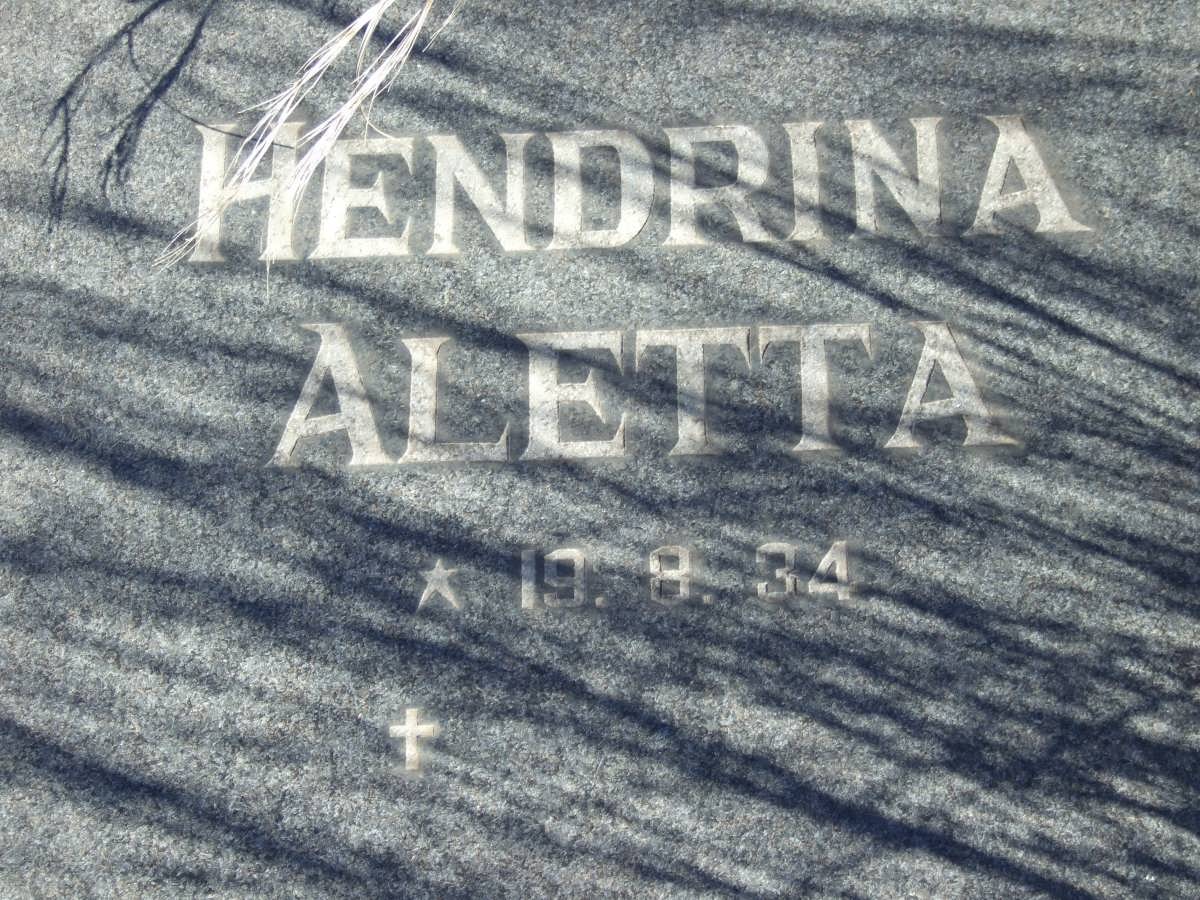 BENECKE Jacobus Wessel 1933-1987 &amp; Hendrina Aletta