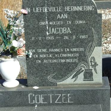 COETZEE Jacoba 1905-1983