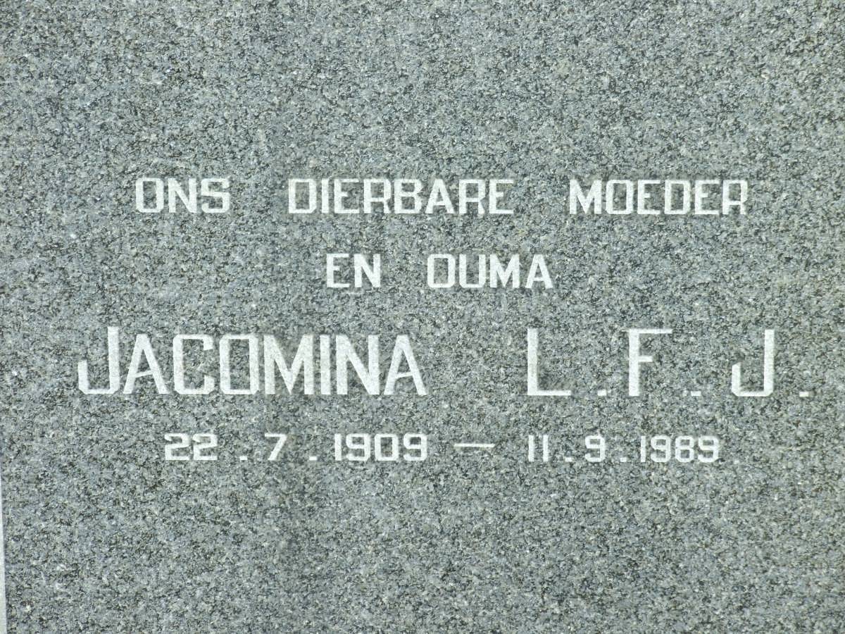 EHLERS Jacobus M.C. 1905-1985 &amp; Jacomina L.F.J. 1909-1989