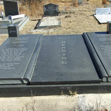 HENNING Johannes Stephanus Gerhardus 1926-2005 &amp; Gertruida Johanna 1933-2004