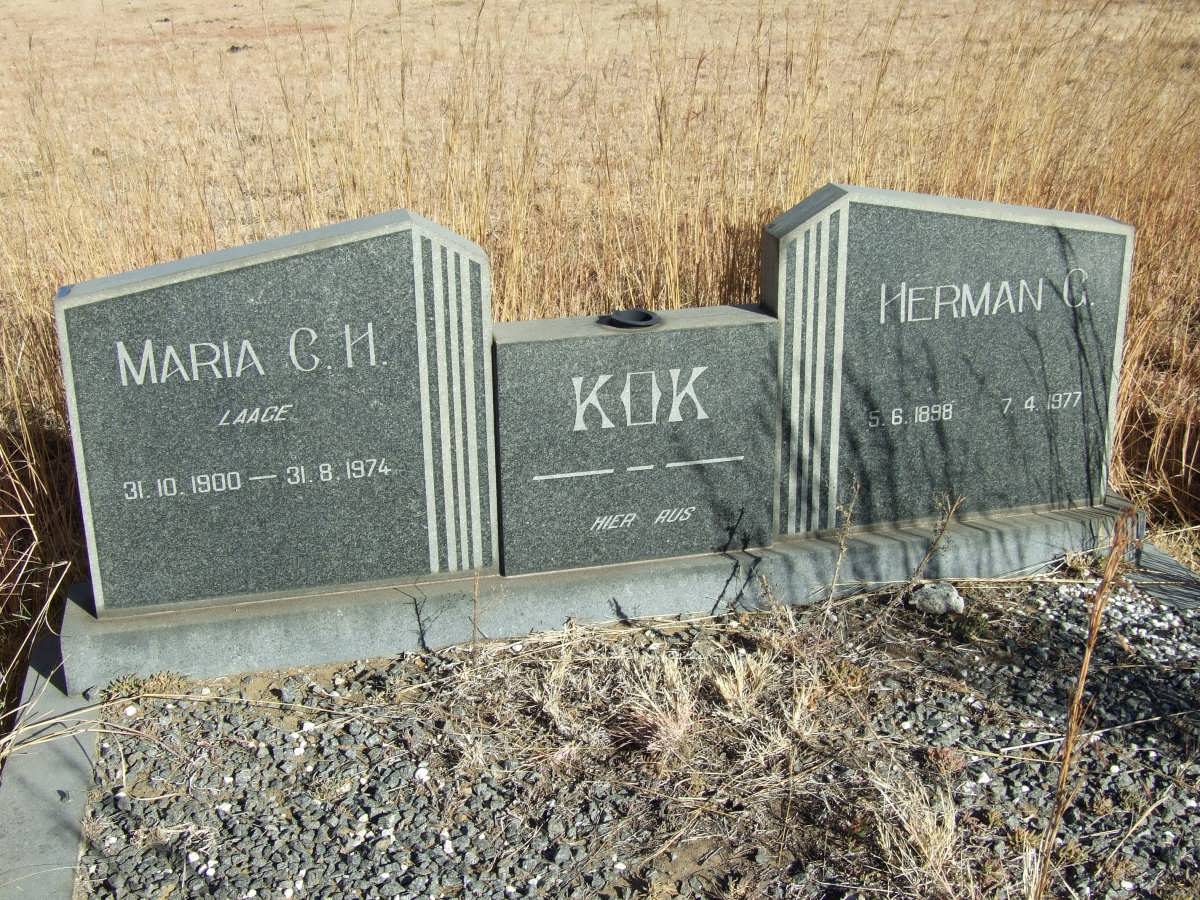 KOK Herman G. 1898-1977 &amp; Maria C.H. 1900-1974