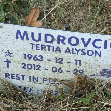 MUDROVCIC Tertia Alyson 1963-2012