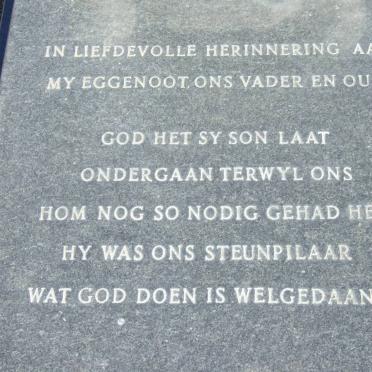 MARAIS Willie Francois 1931-1983