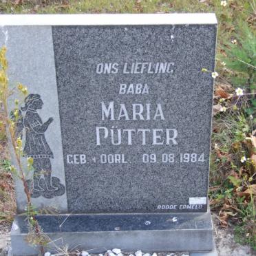 PUTTER Maria 1984-1984