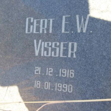 VISSER Gert E.W. 1916-1990