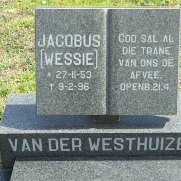 WESTHUIZEN Jacobus, van der 1953-1996