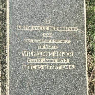 DOIJER Wilhelmus 1873-1944